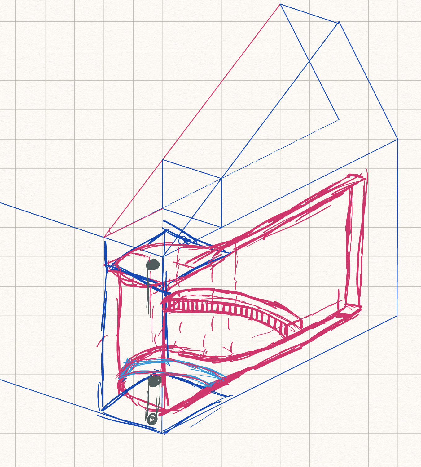 Side swivel mechanism detail
